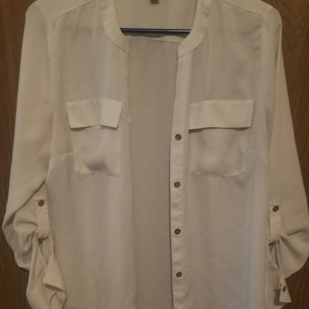 Sheer Polyester 3/4 Shirt
